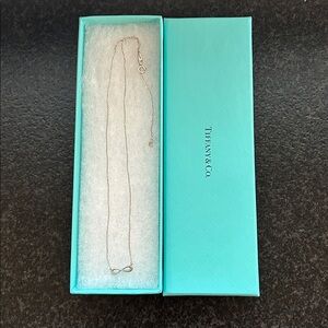Tiffany & Co. Silver Infinity Pendant Necklace